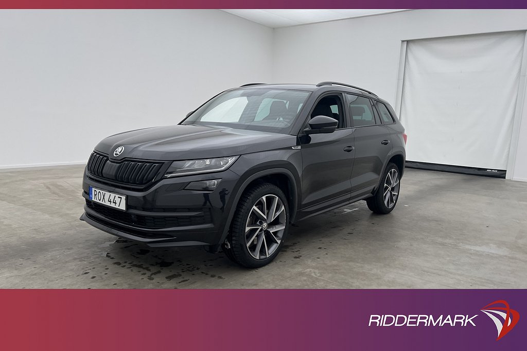 Skoda Kodiaq 4x4 190hk SportLine Värm Canton Kamera Drag