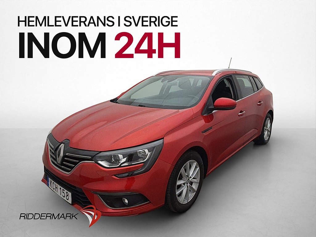 Renault Mégane 1.2 TCe Endast 0,53l/mil Dragkrok Navi ISOFIX