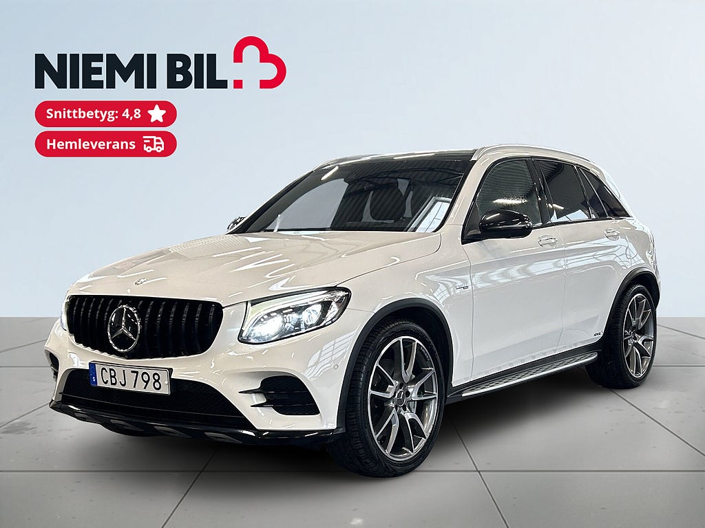 Mercedes-Benz GLC AMG 43 4MATIC 367 hk S&V-hjul/Drag/Pano/Burmester/HuD