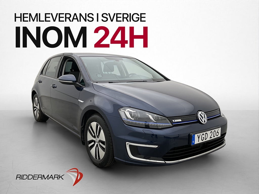 Volkswagen E-Golf Kamera Navi CarPlay Adap-Farthållare
