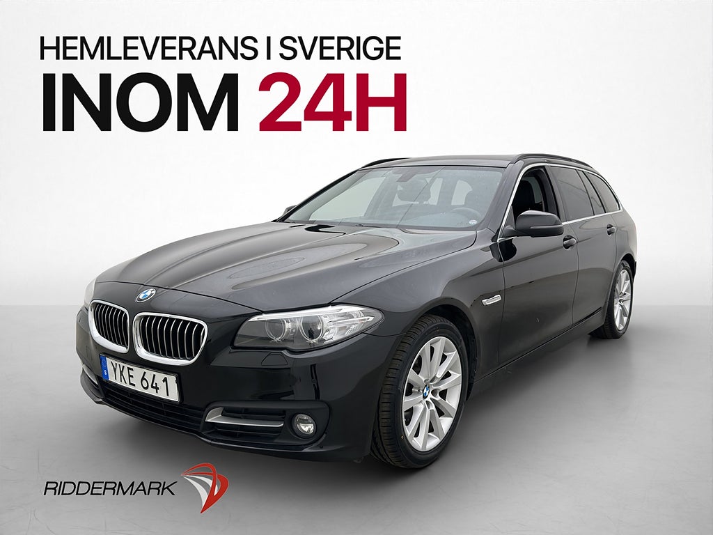 BMW 520d 190hk xDrive Sensorer Skinn Rattvärme Drag