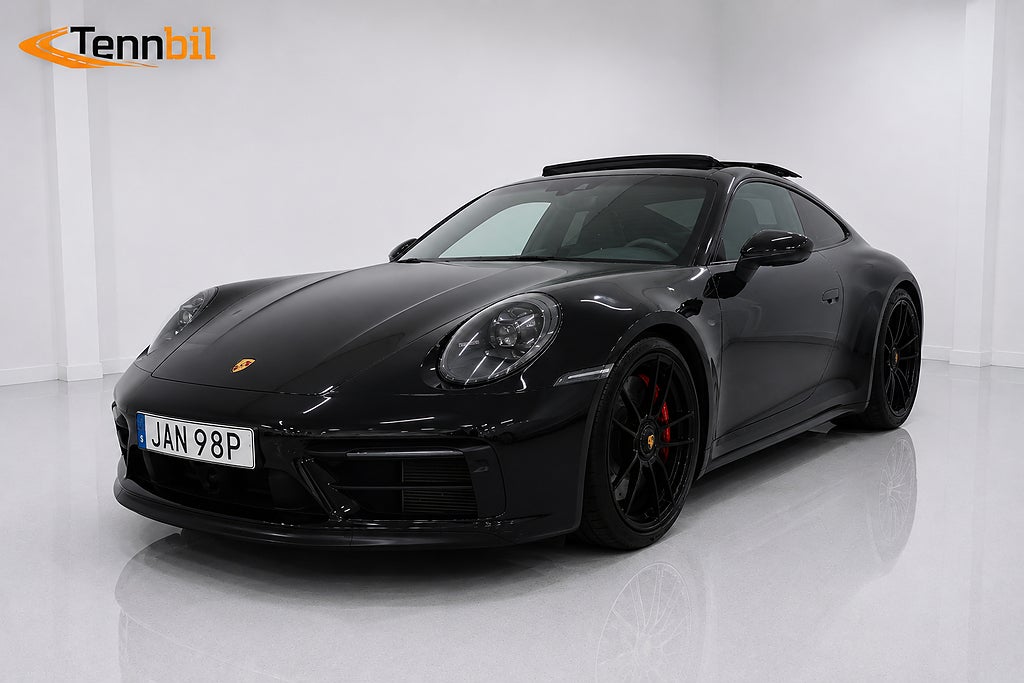 Porsche 911 Carrera 4 GTS PDK PDLS+ BOSE 18-Vägs PANO 480hk Sv-Såld