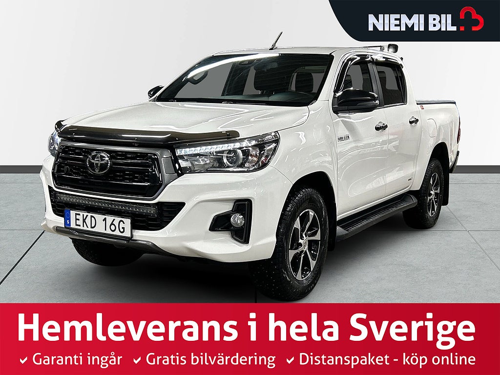Toyota Hilux Dubbelhytt 2.4 AWD MOMS/Kamera/Drag/D&M-värmare/LEDramp