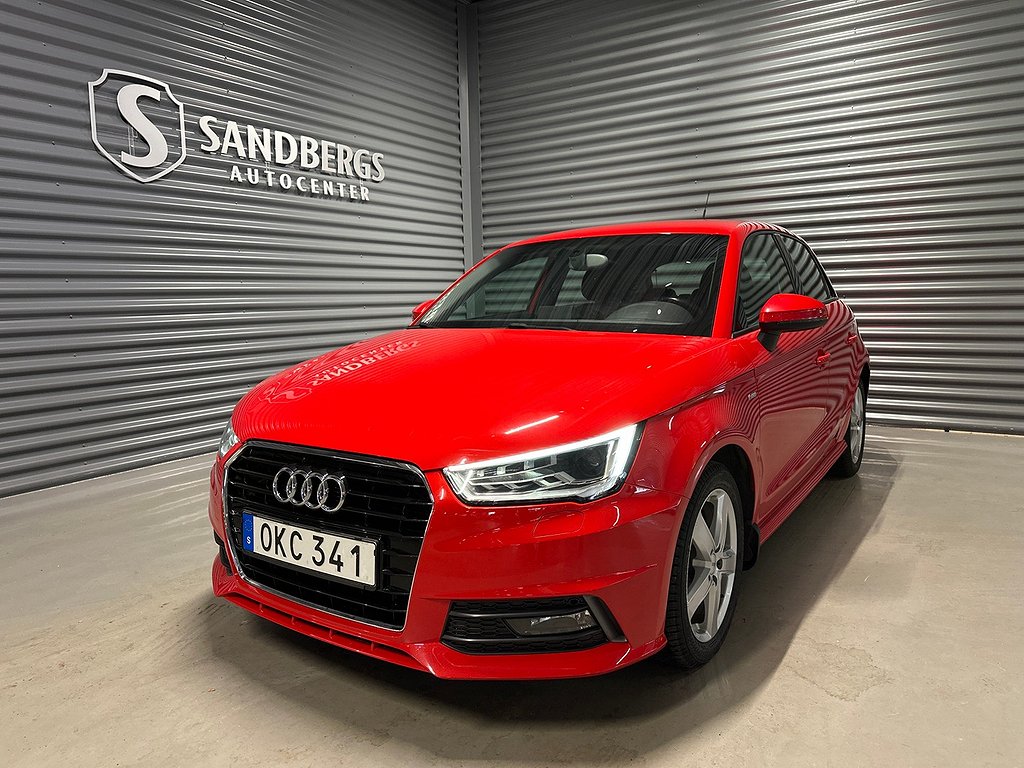 Audi A1 Sportback 1.0 TFSI 95hk S-Line Euro 6