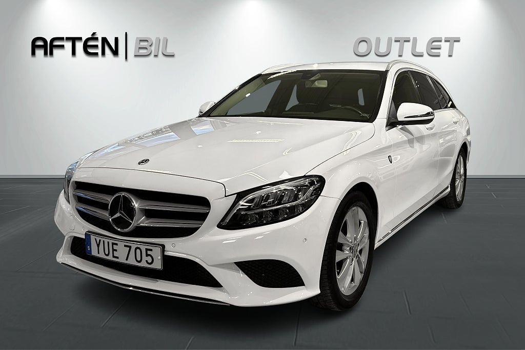 Mercedes-Benz C 200 T d 9G-Tronic Avantgarde|Värmare|Dragkrok|GPS|B-kam
