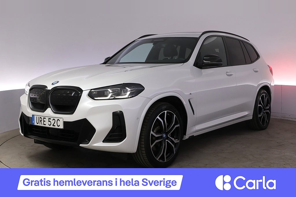 BMW iX3 M Sport Charged Pano Elstol Drag Kamera AdapFarth