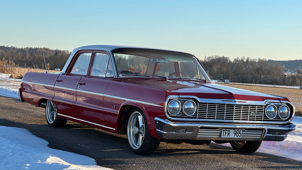 Chevrolet Bel Air 4-dörrars Sedan 4.6 V8 Powerglide Luftfjädring Ljud