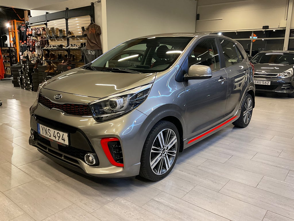 Kia Picanto 1.0 GT-Line  Backkamera Läderinredning S&V-Hjul