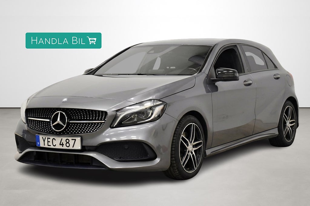 Mercedes-Benz A 200 d AMG Line P-sensorer Navi B-kam Nybes 136hk