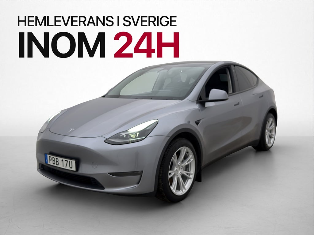Tesla Model Y Long Range AWD Uppgraderad AP Dragkrok Sv.Såld