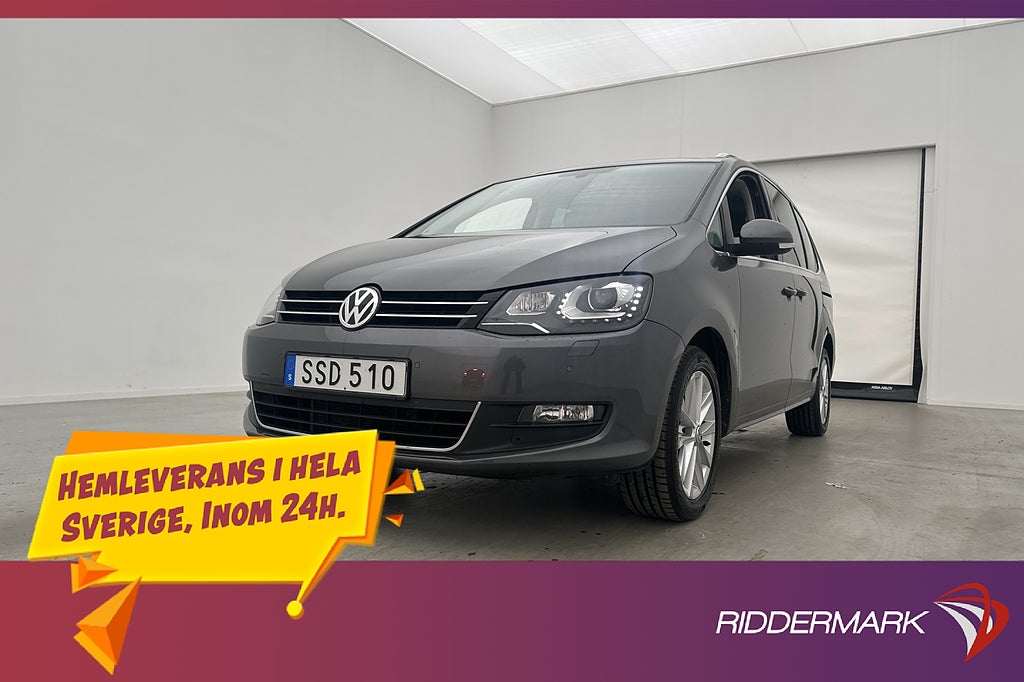Volkswagen Sharan TDI 7 Sits Värmare Panorama Eldörr Kamera