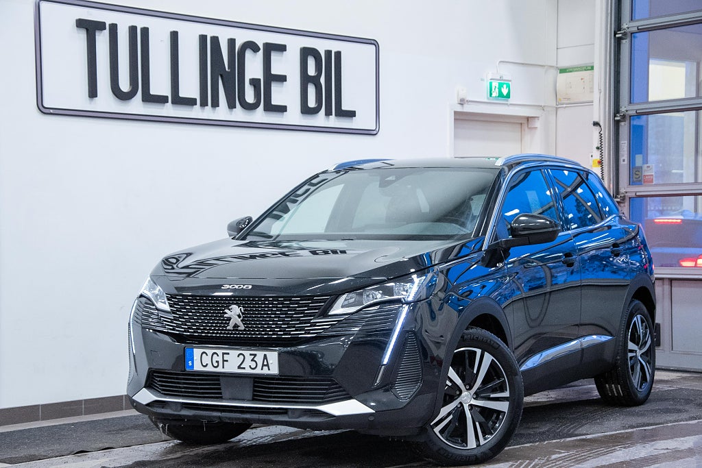 Peugeot 3008 131HK GT Backkamera Adaptiv Farthållare BLIS MOMS 