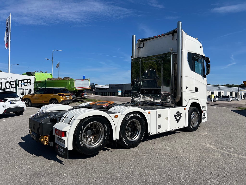 Scania S730 V8 6x2 Dragbil, Hydraulik, Klädd inredning