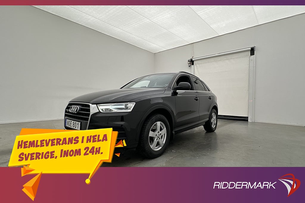 Audi Q3 2.0 TDI Quattro 150hk M-Värmare P-Sensorer Bluetooth