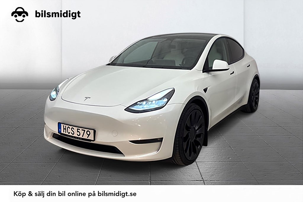 Tesla Model Y Performance Premiuminteriör Pano Premiumljud V-Pump 534hk