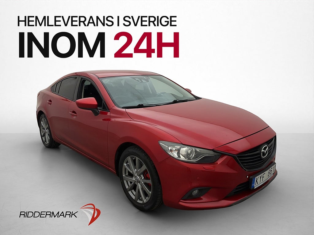 Mazda 6 2.2 SKYACTIV-D 150hk Sensorer Navi Lane-Assist