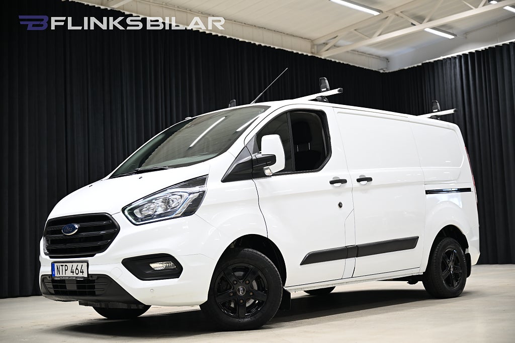 Ford transit Custom 105HK Inredd|Dubbeldörr|Drag|Värmare|NyKamrem