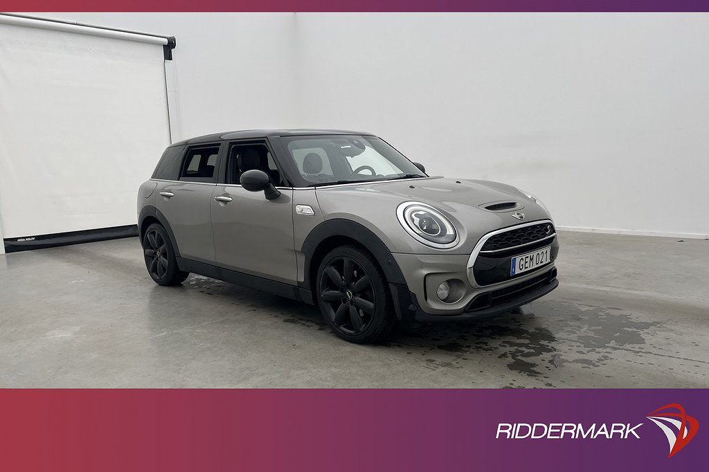 MINI Clubman S 192hk Pano H/K HUD Kamera Navi Skinn Sensorer