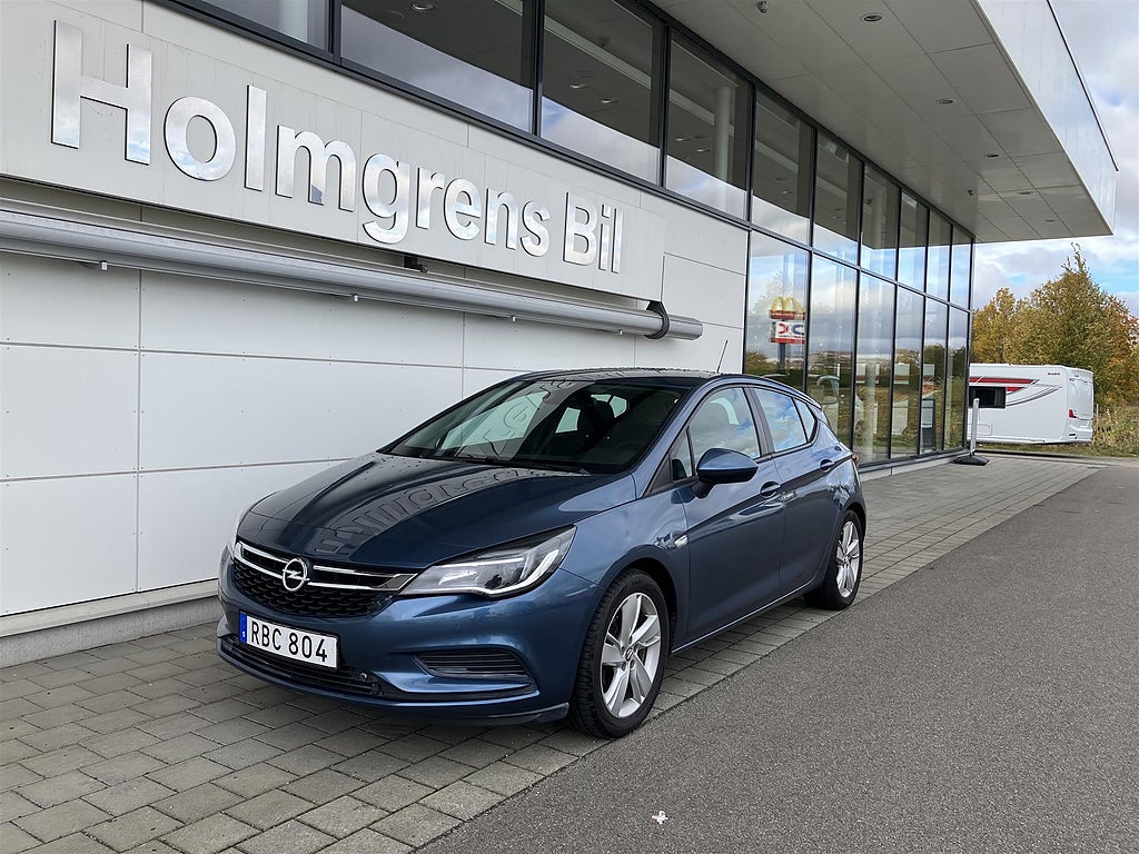 Opel Astra 5d 1,4t 125 hk CarPlay M-Värmare | Ränta 1,99%