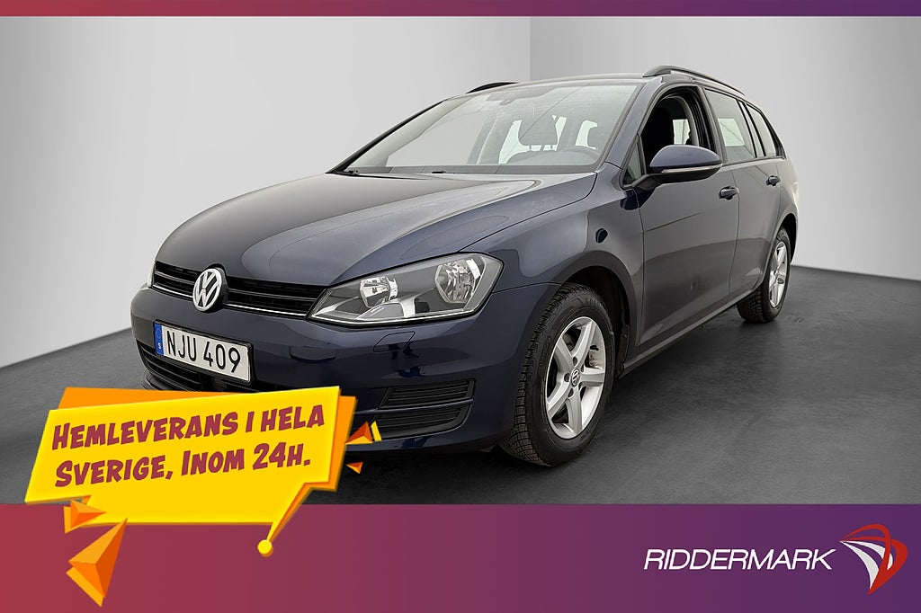 Volkswagen Golf SC 1.6 TDI 110hk Kamera CarPlay Dragkrok