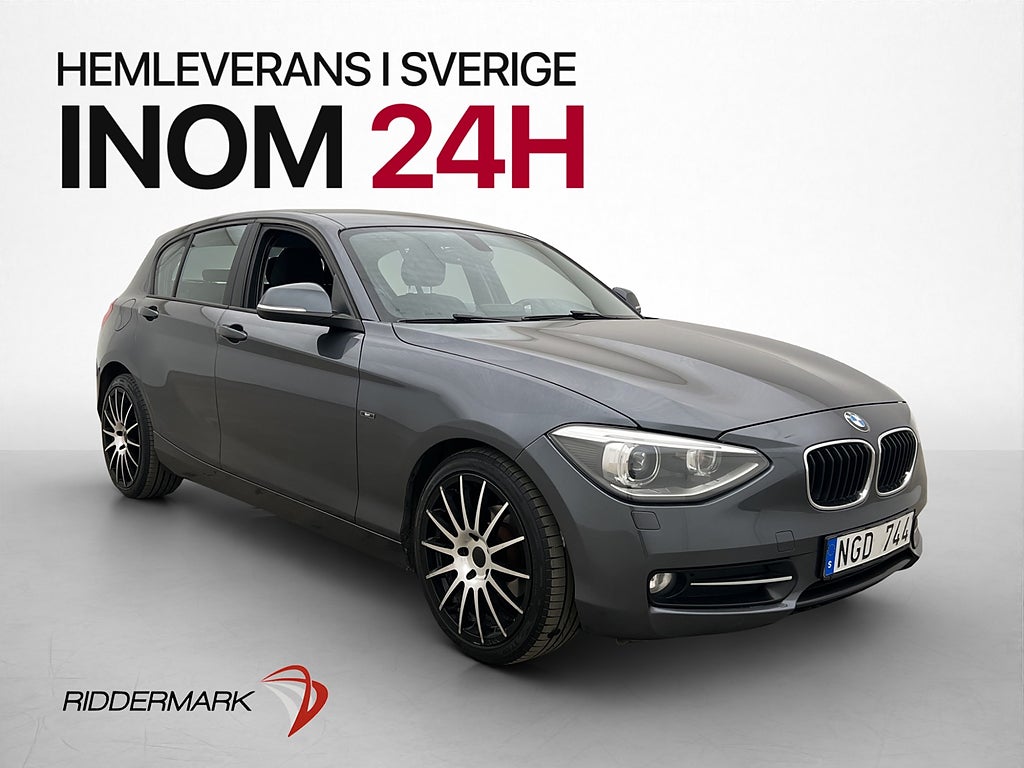 BMW 118 d 143hk Sport line Farthållare Bluetooth P-Sensorer