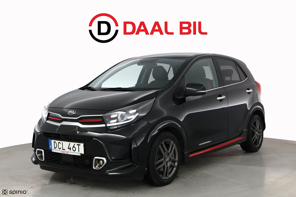 Kia Picanto 1.0 T-GDI 100HK GT-LINE M-VÄRM B-KAMERA NAVIGATION