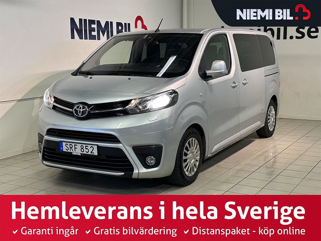 Toyota Proace Verso 2.0 D-4D 9-sits Drag Psens MoK S/V-hjul