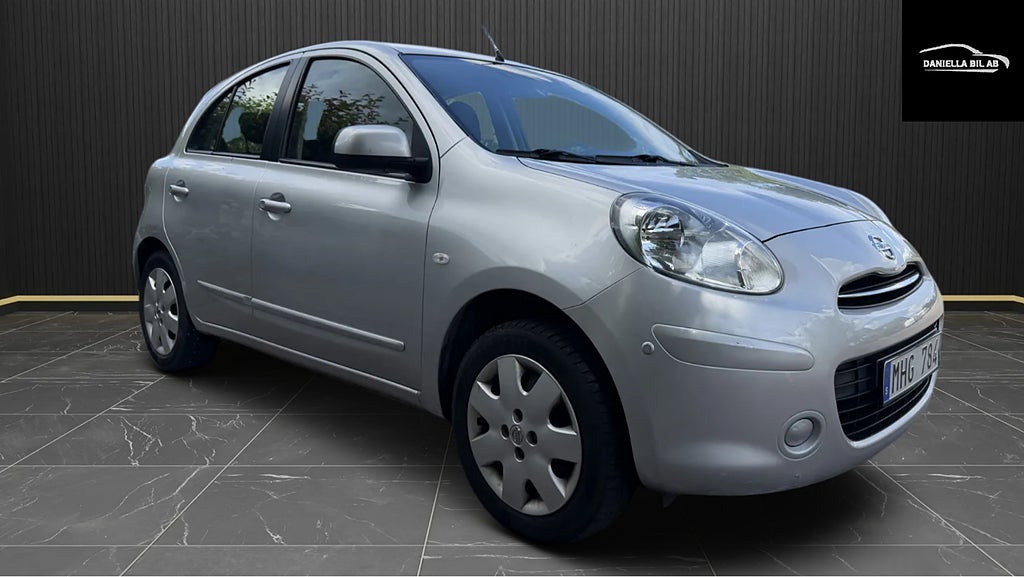 Nissan Micra 1.2 EURO 5 SVENSKSÅLD 80HK NYSERVAD