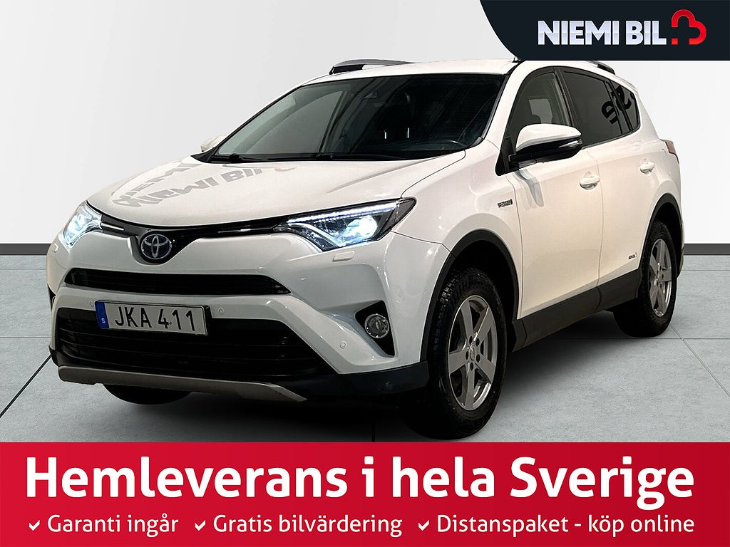 Toyota RAV4 Hybrid 2.5 Dual AWD E-CVT Active Drag Pvärm Kamera SoV