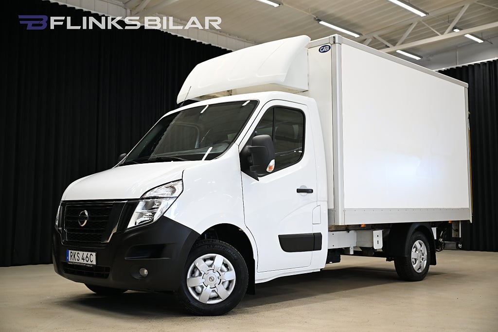 Nissan NV400 dCi 180HK Automat|Volymskåp|BG-Lyft|Sidodörr|Moms|SeUtr