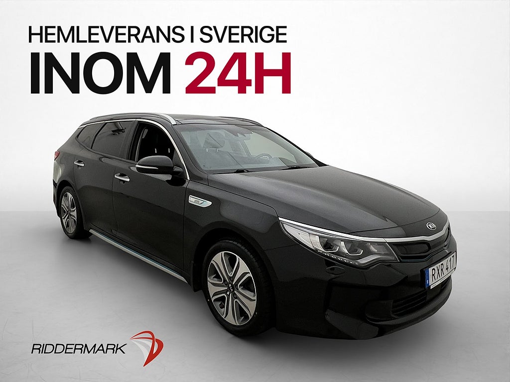 Kia Optima Plug-in Hybrid 205hk Kamera Pano Skinn CarPlay
