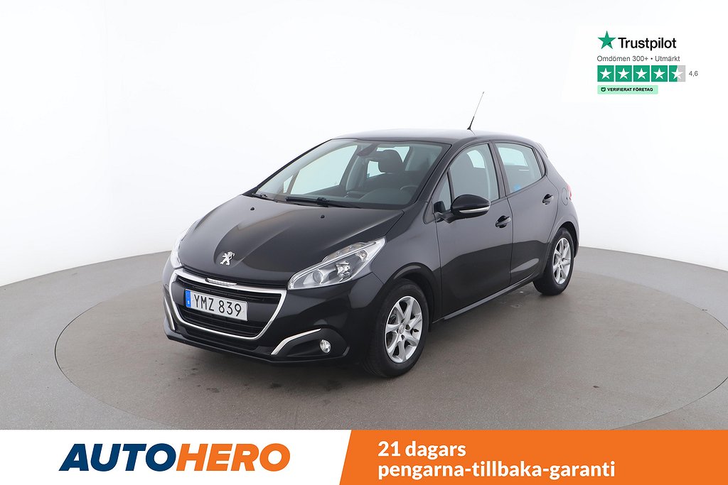 Peugeot 208 5-dörrar 1.2 VTi ETG5 / Bluetooth, Farthållare