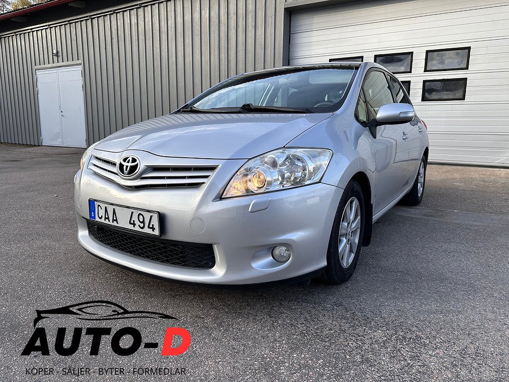 Toyota Auris 5-dörrar 1.4 D-4D Plus Euro 5, 90hk Svensksåld