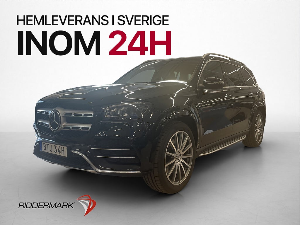 Mercedes-Benz GLS 400 d 4M AMG 7-Sit Pano Burm Värm HUD 360°
