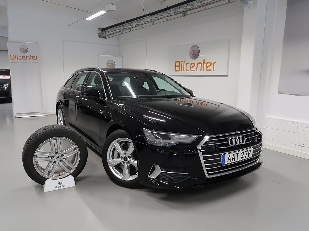 Audi A6 50 TFSI e Q V-Däck ingår Cockpit-Drag-Navi-CarPlay-Adap
