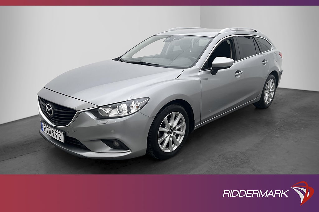 Mazda 6 Wagon 2.2 SKYACTIV-D 150hk P-Sensorer Keyless BT