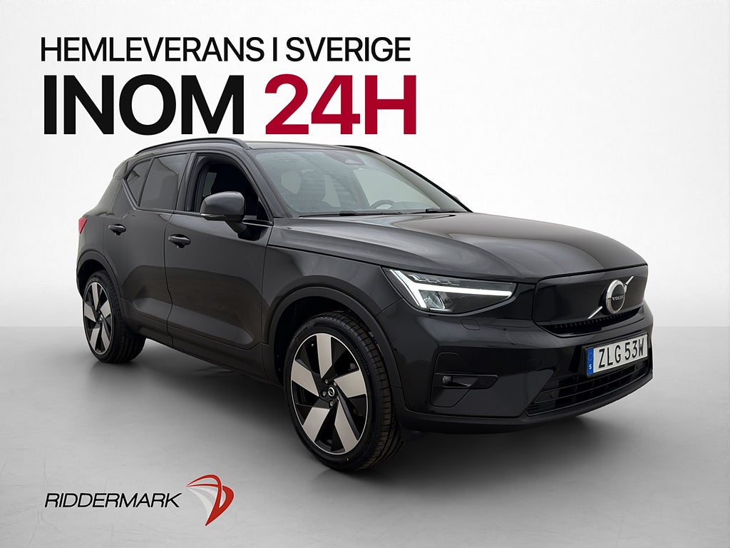 Volvo XC40 Recharge Single Motor 231hk Plus Kamera Drag MOMS