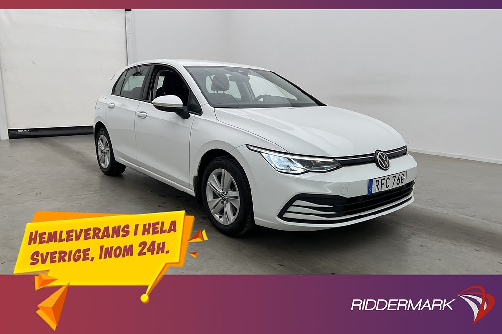 Volkswagen Golf 1.0 TSI 110hk Cockpit P-Sensorer CarPlay