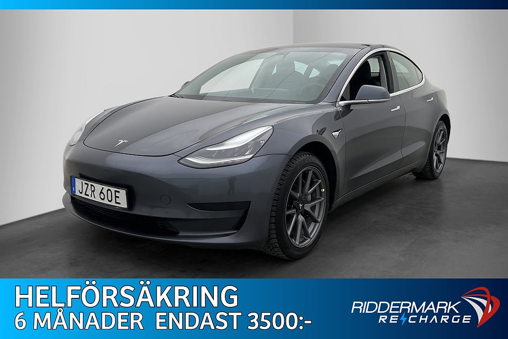 Tesla Model 3 Standard Range Plus Autopilot Svensksåld