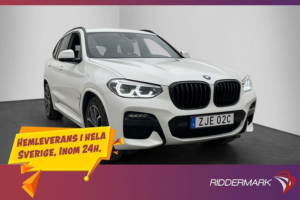BMW X3 XDrive30e 292hk M Sport HiFi Navi 4-Zons Sportstolar