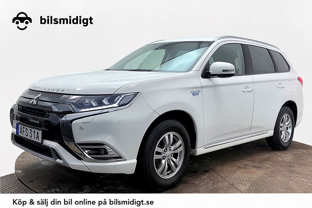 Mitsubishi Outlander PHEV Drag Kamera Värmare LED-ramp MOMS