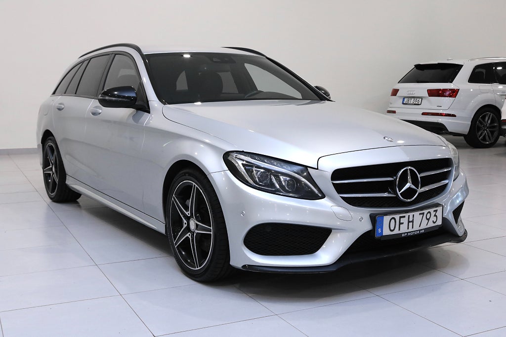 Mercedes-Benz C 220 T d 4MATIC 9G-Tronic AMG Line / Drag / Värmare