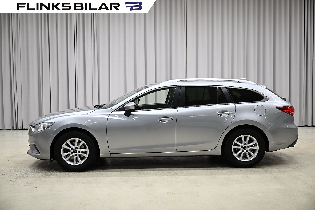 Mazda 6 Wagon 2.0 145HK Kombi|Dragkrok|Bluetooth|Kamkedja