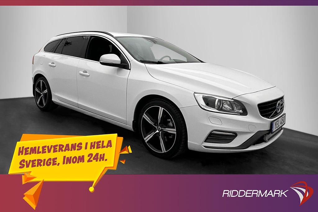 Volvo V60 D3 150hk R-Design Värmare Dragkrok Ledramp