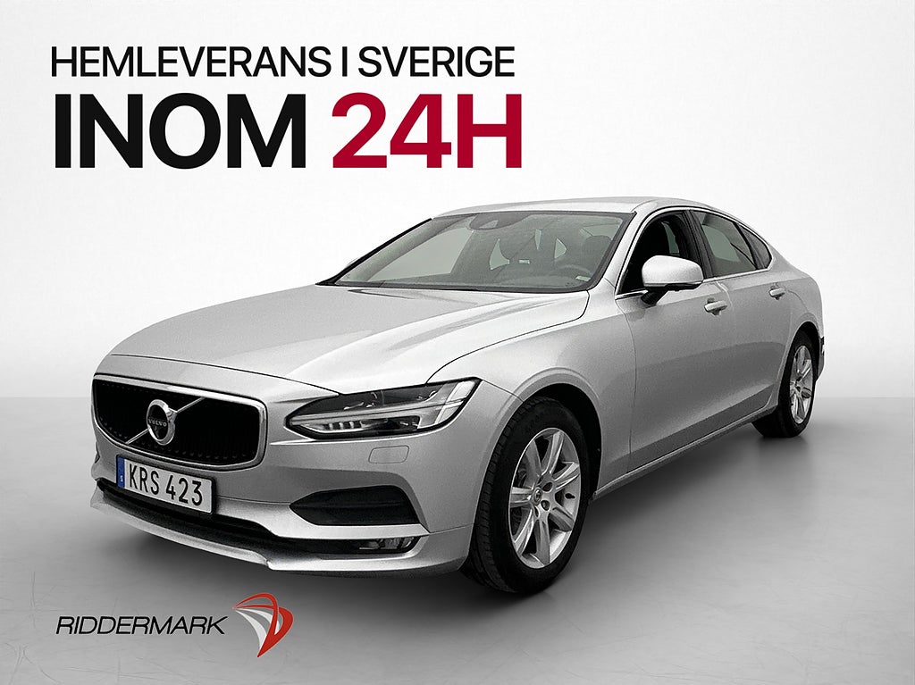 Volvo S90 D4 AWD Momentum Värmare 360°Kamera Halvskinn Drag