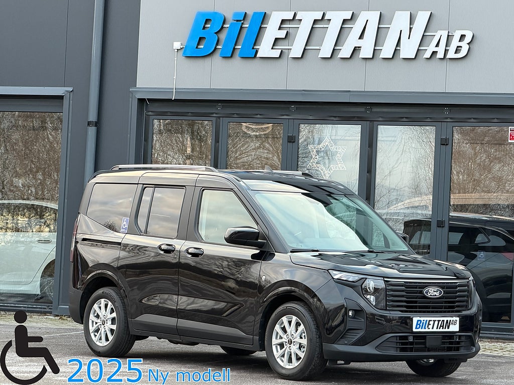 Ford Tourneo Courier 1.0|Handikappanpassad|Golvsänkt|NY