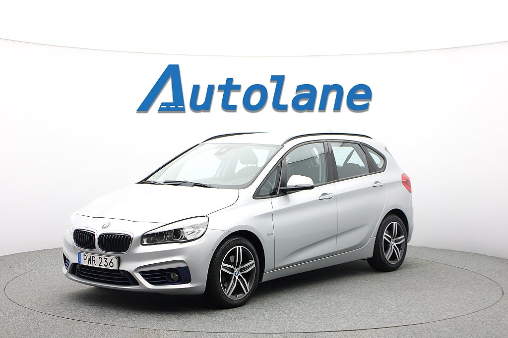 BMW 218d Active Tourer SportLine, GPS, Automat, Rattvärme 150hk