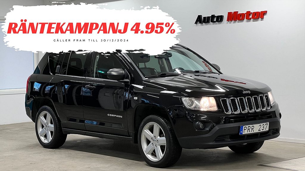 Jeep Compass Limited 2.4 4WD 170hk Boston ljudsystem / NAVI