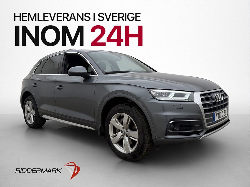 Audi Q5 TFSI 252hk Q Proline Cockpit P-Värm Navi Skinn Drag