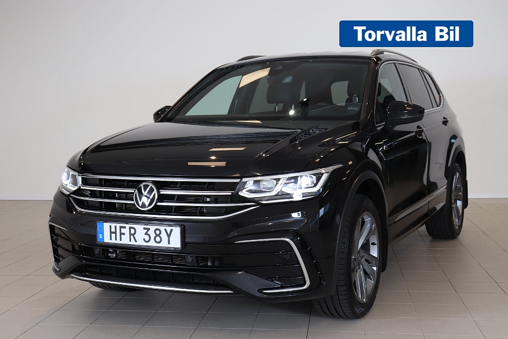 Volkswagen Tiguan Allspace 7-sits R-Line 2.0 TDI 4M Drag Navi Värmare B-kamera